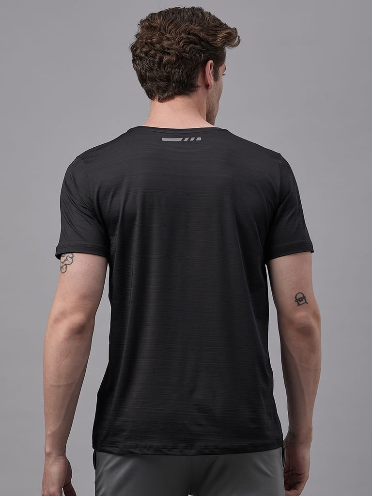 Masch Sports Men’s Dri-Fit Sports & Active Wear, Running & Training Half Sleeves Polyester Round Neck T-Shirt