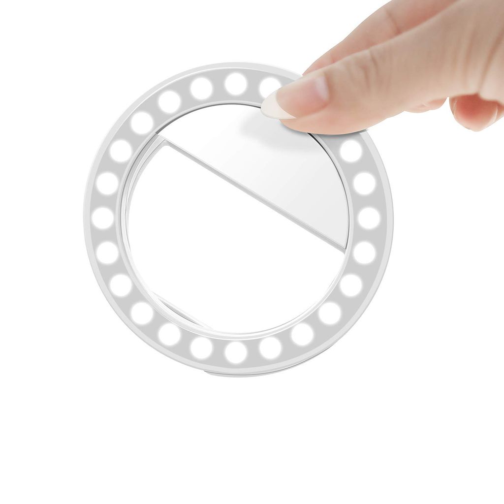 Ekdant Selfie Enhancing Rechargeable Ring Light with 3 Level of Brightness for Photography Video Calling (Smart Phones Laptop Tablet) 36 LED