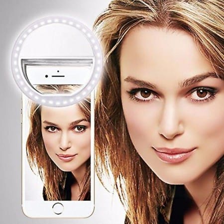 Ekdant Selfie Enhancing Rechargeable Ring Light with 3 Level of Brightness for Photography Video Calling (Smart Phones Laptop Tablet) 36 LED
