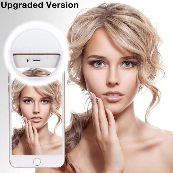 Ekdant Selfie Enhancing Rechargeable Ring Light with 3 Level of Brightness for Photography Video Calling (Smart Phones Laptop Tablet) 36 LED