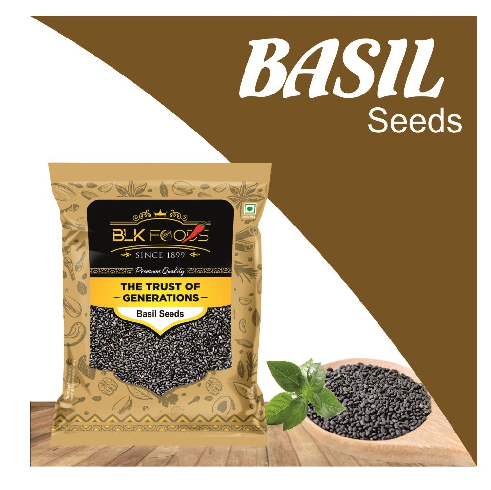 BLK Foods Select Raw Basil Seeds