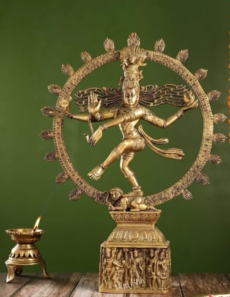 Brass Superfine Dancing Shiva Statue