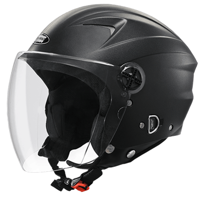 STUDDS RAY BLACK OPEN FACE HELMET