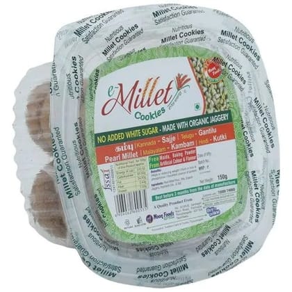 Millet Cookies Millet Cookies, 150 gm