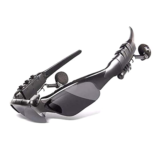 Ekdant Portable Wireless Bluetooth Sunglasses For Men Headphones With Polarized Lenes & Stereo Sound Feature (Black)