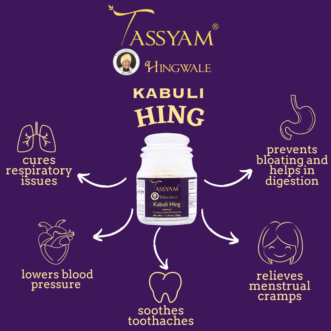 Tassyam Hingwale Premium Kabuli Hing 50g | Hand Pounded & Natural