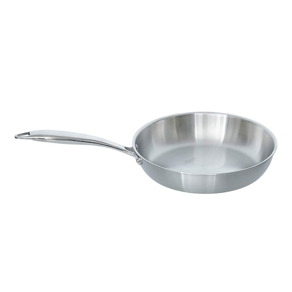 VIVA SMART'S Tri-ply Frying Pan Healthy Cooking (Zero Non-Stick Coating)(Stainless Steel+Aluminium+Stainless Steel PLY) (26) - Cookware | Buy online on ZillyBuy