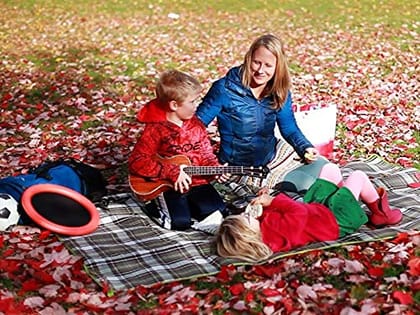 viva smart Nylon Outdoor Foldable Beach Picnic Mat/Camping mat, 54" LX 46" W (Colour and Designe as per avilablility)