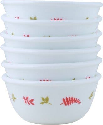 Corelle Essential Series Rain Forest Katori Set Of 6 Pc (150 Ml)