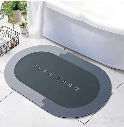 viva smart Floor Mat, Doormat, Bathroom Carpet Cushion Mat Bathroom mat Water Absorbing Non Slip Floor mat Quick Drying Water for Home Diatomite Door Mat Soft Silicone Super Absorbent