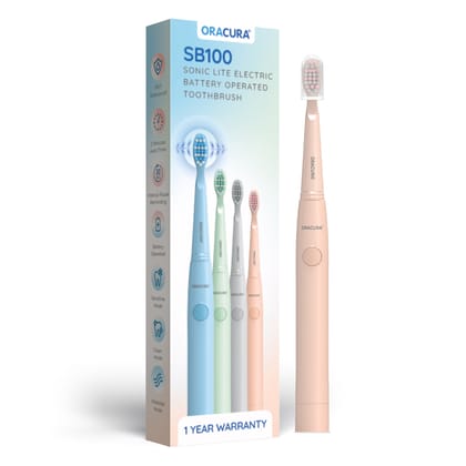 SB100 Sonic Electric Battery Operated Toothbrush
