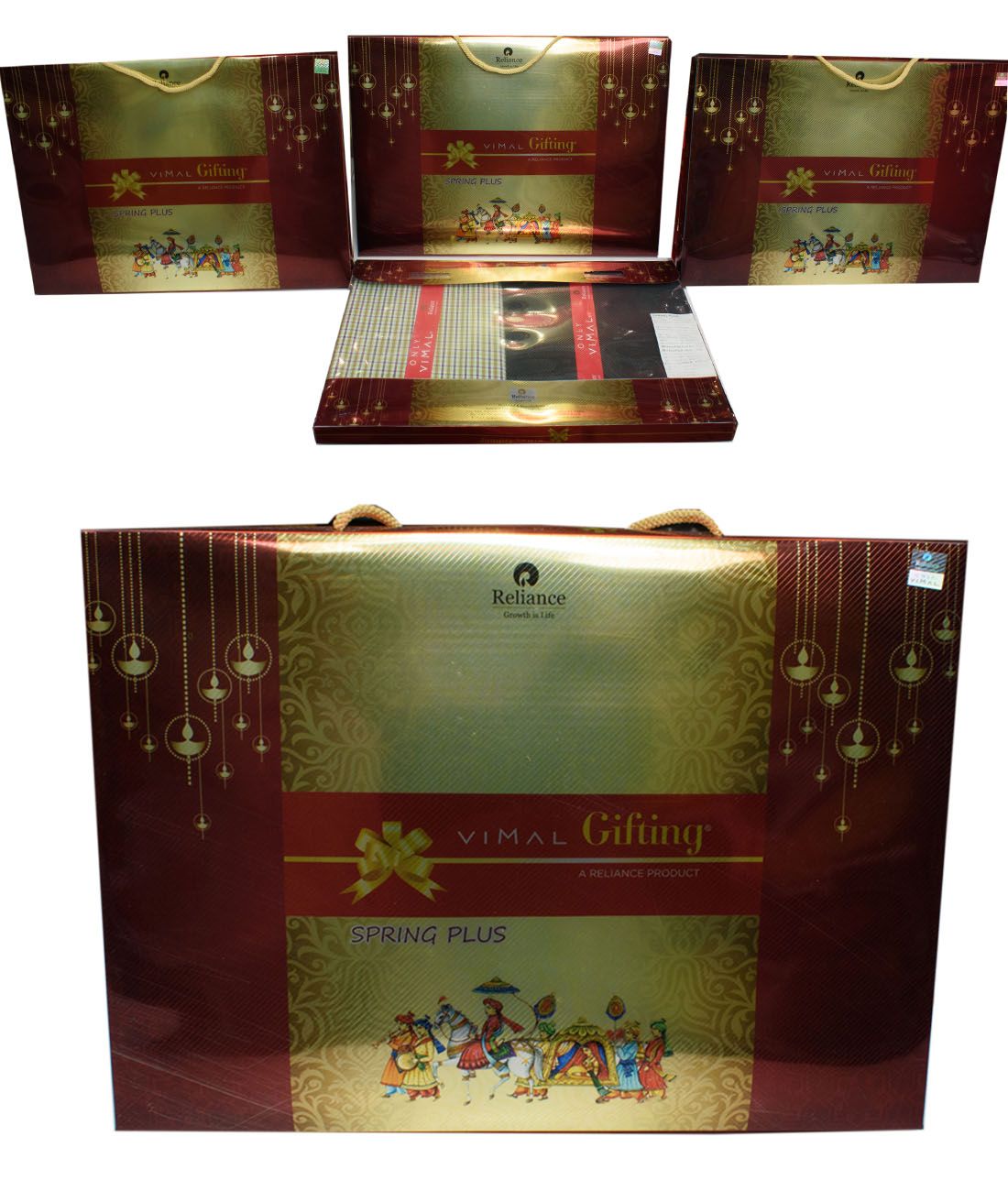 Vimal Combo Gift Pack of Unstitched Shirt & Trouser Fabrics