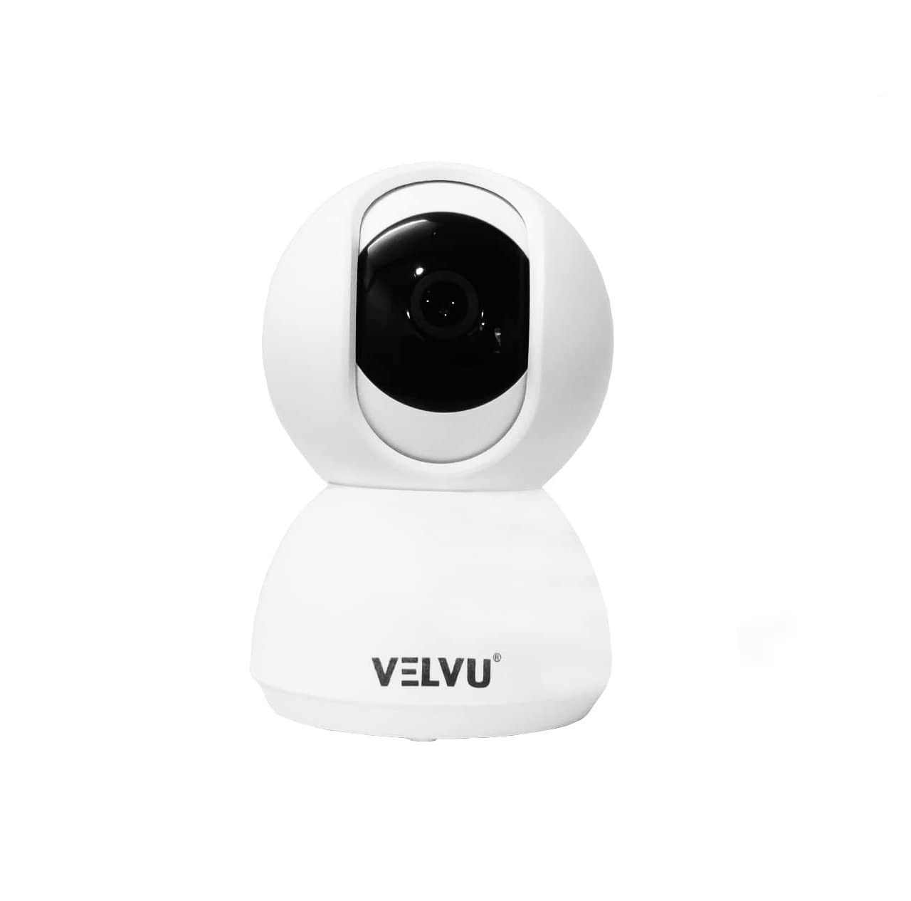 VELVU 2MP Full HD Smart Wi-Fi CCTV Home Security Camera |360� with Pan Tilt | View & Talk | Motion Alert | Night Vision |SD Card (Upto 128 GB) Alexa & Google Support | IR Distance 10mtr | ST-PT-WF2002