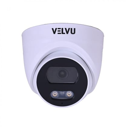 VELVU 3MP 4G Sim Dome Camera for Home, Shop, Office, Bus, Farm | All 4G Sim Card Supported | Metal Body | Built in Mic and Speaker | Colour Night Vision | SD Card (Up to 128GB) ST-VD IP3002DL-4G