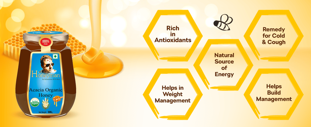 Honeyman Acacia Organic Honey