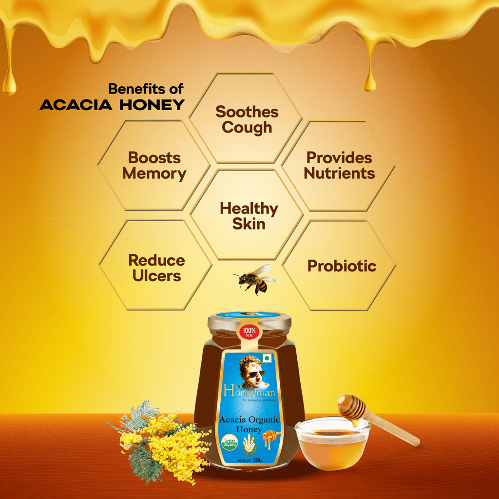 Honeyman Acacia Organic Honey