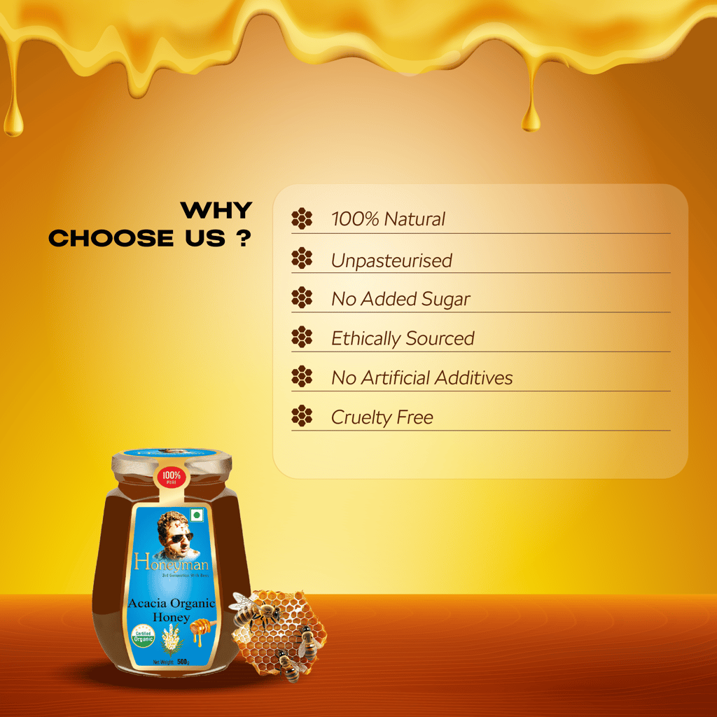 Honeyman Acacia Organic Honey