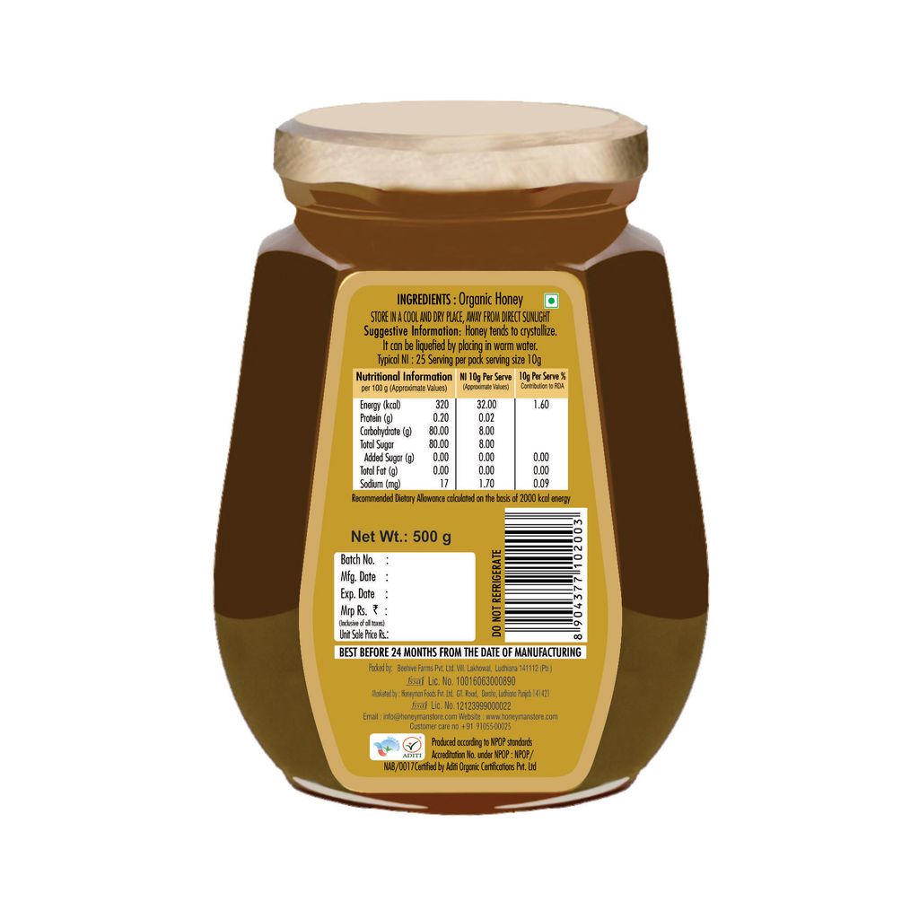 Honeyman Organic Honey