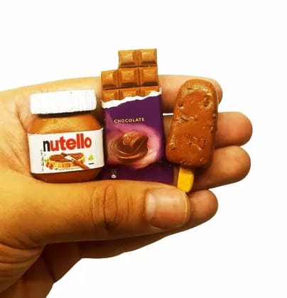 3D Chocolate Miniature Food Fridge Magnet
