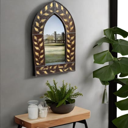 Wooden Rustic Mirrors for Wall Mirror Frame With Glass