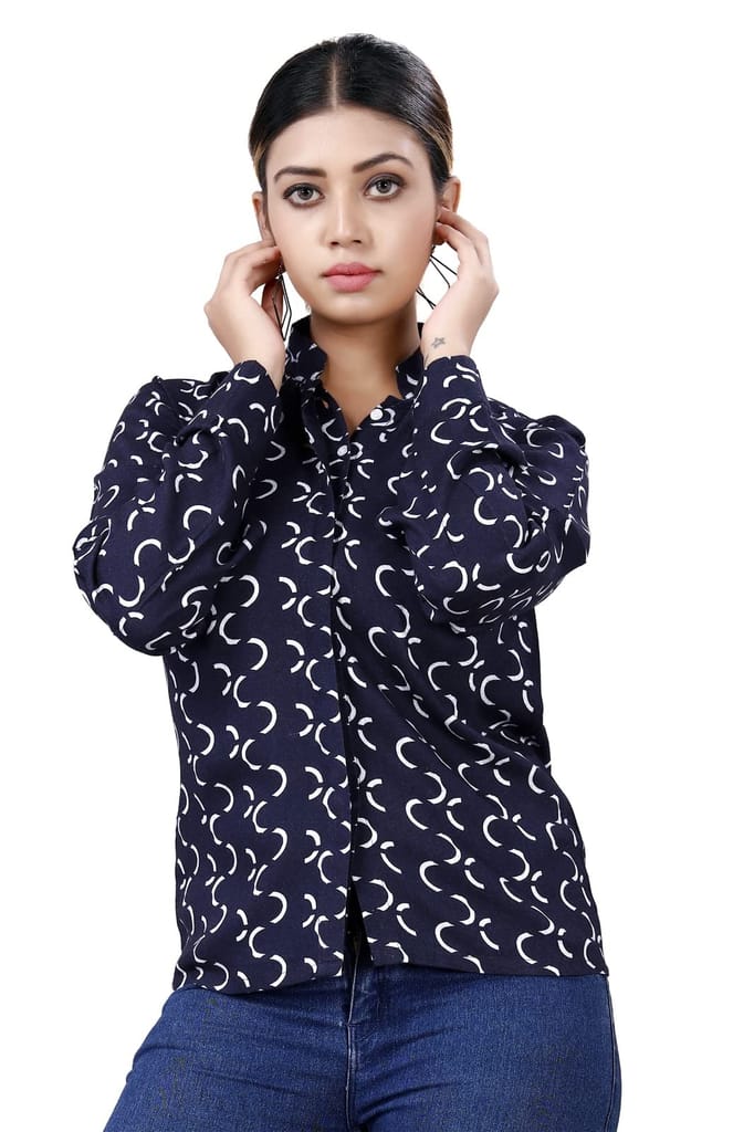 Navy, Ladies Shirt
