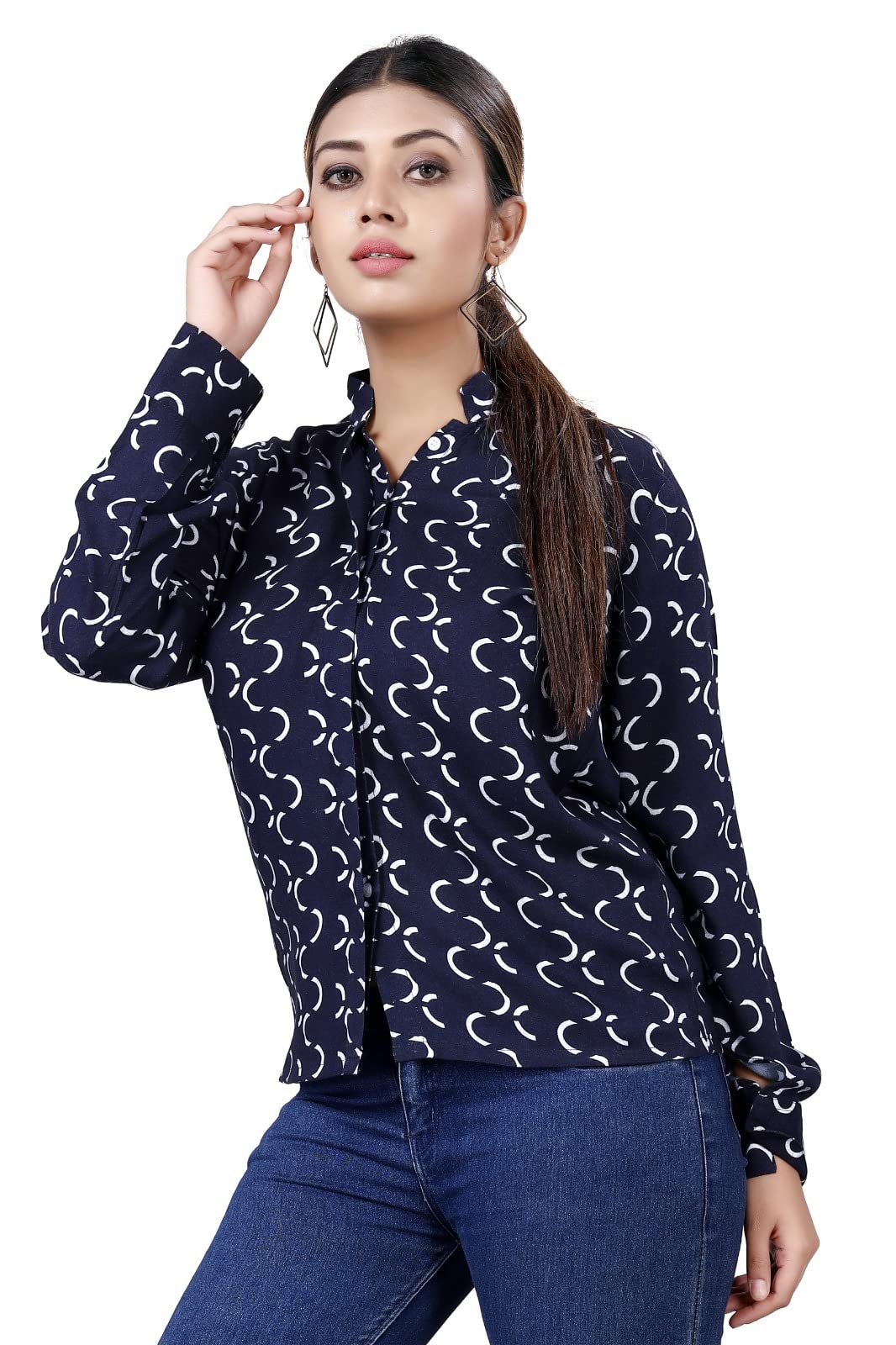 Navy, Ladies Shirt