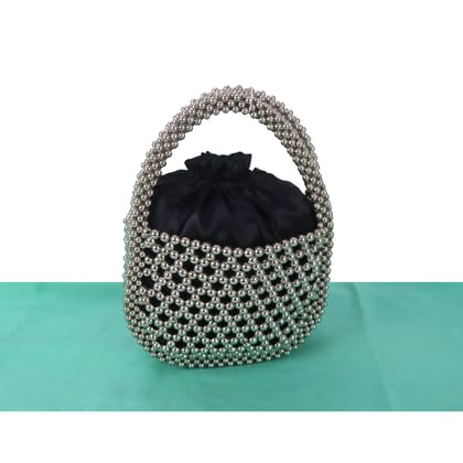 FHS Unique Handwork Handbag for Girls -Gray