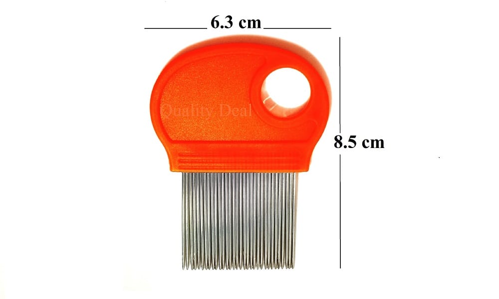 Q D Lice Nit Egg Remover Comb Removes Dendruff Dust and Louse Magnify Blue color for Men Women Kids Girl Babies and Pets