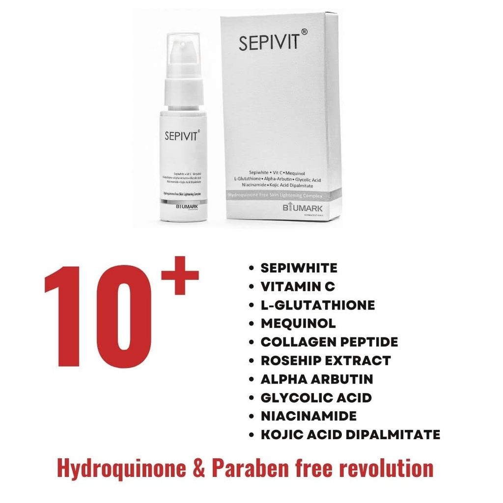 Sepivit Skin Lightening Cream | Face Cream for Spotless Glow | Permanent Skin Whitening Cream | Cream for Reduce Dark Spots on Face- 40GM