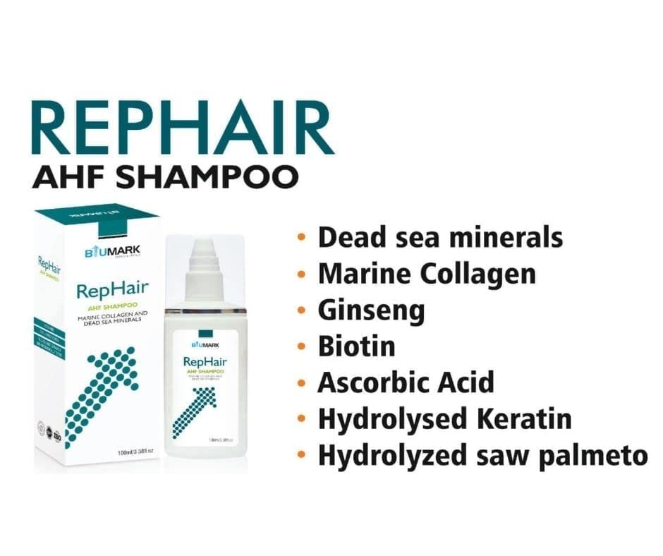 Rephair AHF shampoo for Anti hairfall shampoo | Biotin Rich Shampoo for Hairfall | Anti Hairfall Shampoo For Stronger Hairs | Shampoo For Hair Damage Protection | Anti Hairfall Shampoo For Stronger Hairs | Biotin Shampoo For Hair Growth 100ml