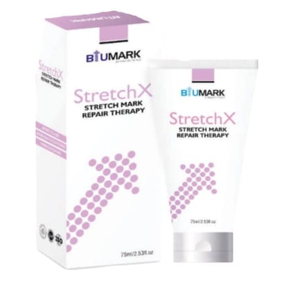 STRETCH X Stretch Mark Cream | Stretch Marks Remover Cream in Pregnancy | Weight Loss Stretch Marks | For all skin - 75 ml