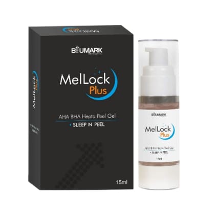MelLock PLUS AHA +BHA + VIT C Lightening Serum | Fast Acting Vita C Face Serum | Anti Melasma Gel | Serum For Night Skin Renwal| Peeling Solution for Glowing Skin - 15 ml