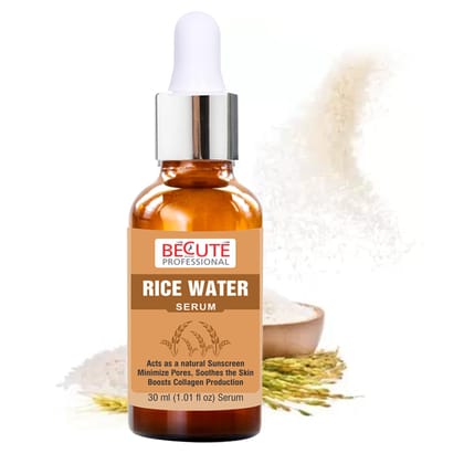 BECUTE Professional Rice Water Face Serum for Acne & Pigmentation Control 30 mL