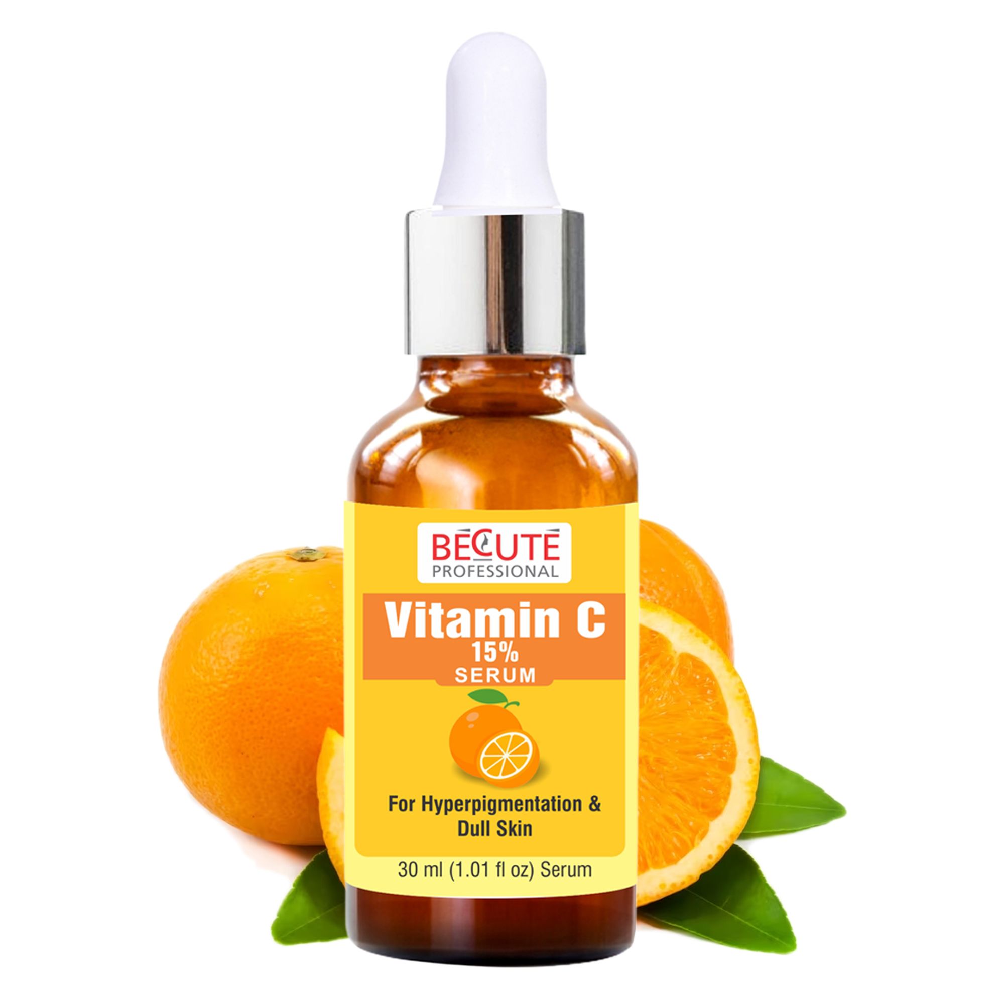 BECUTE Professional Vitamin C Face Serum for Natural Glowing Skin 30 mL