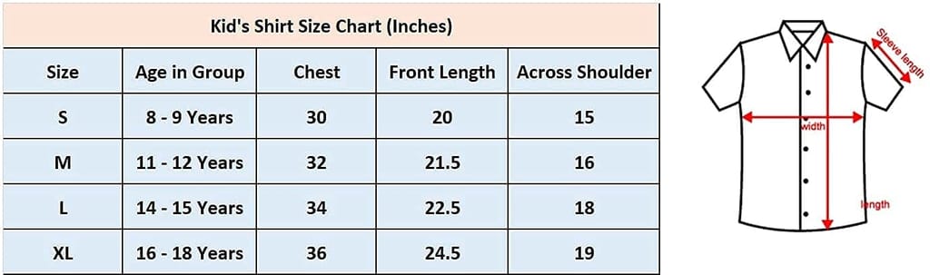 Ankor Boy's Regular Fit Cotton Printed Half Sleeve Shirt | Size - Medium | 10 Year ? 12 Years | Lemon Yellow Colour