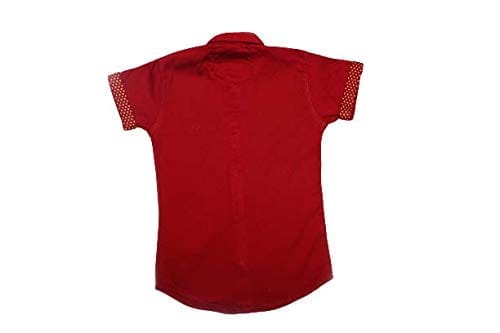 JAY & JOY Boy's Regular Fit Cotton Material Half Sleeve Shirt for 2 to 8 Year