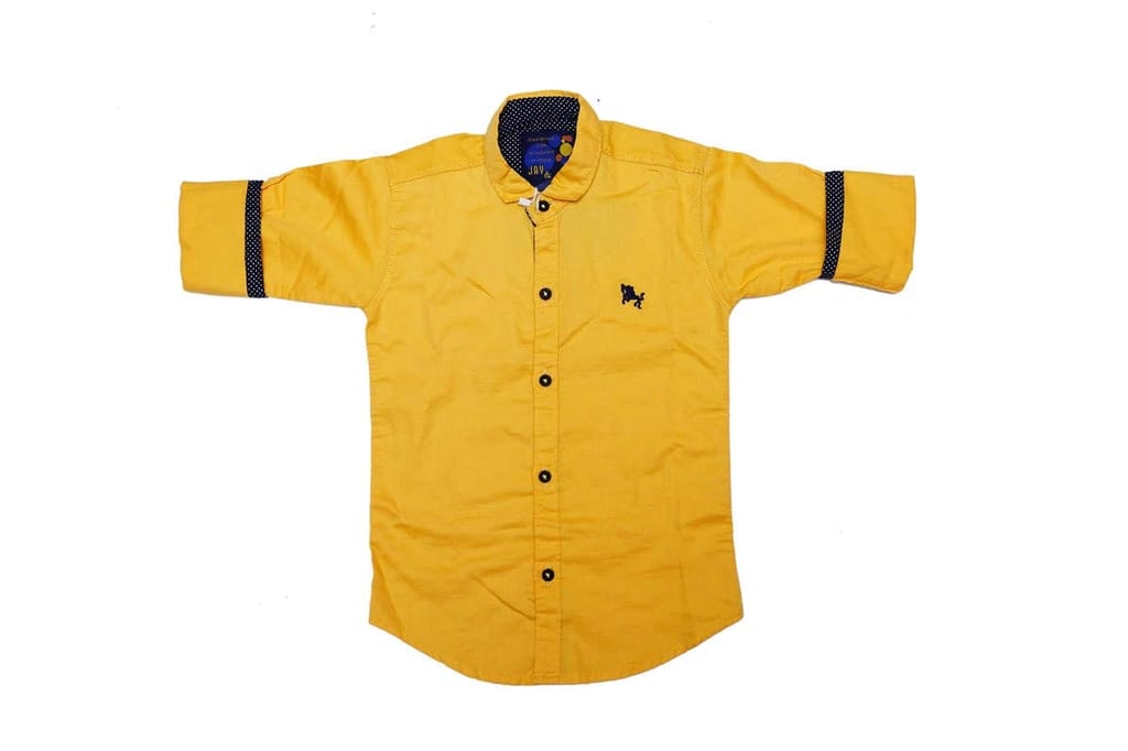 JAY & JOY Boy?s Cotton Full Sleeve Solid Regular Fit Shirt (Model No:2432_12 to 16 Year Age)