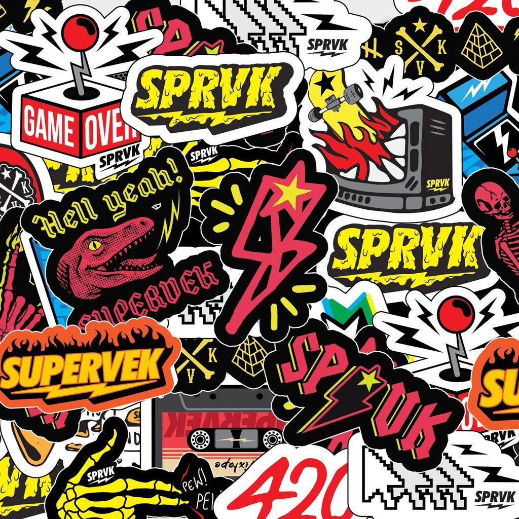 Supervek Sticker💣 Pack