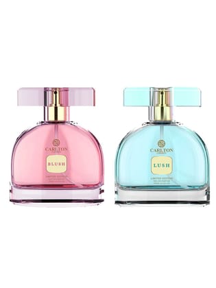 Carlton London Combo Women Blush + Lush Perfume - 100ml Each