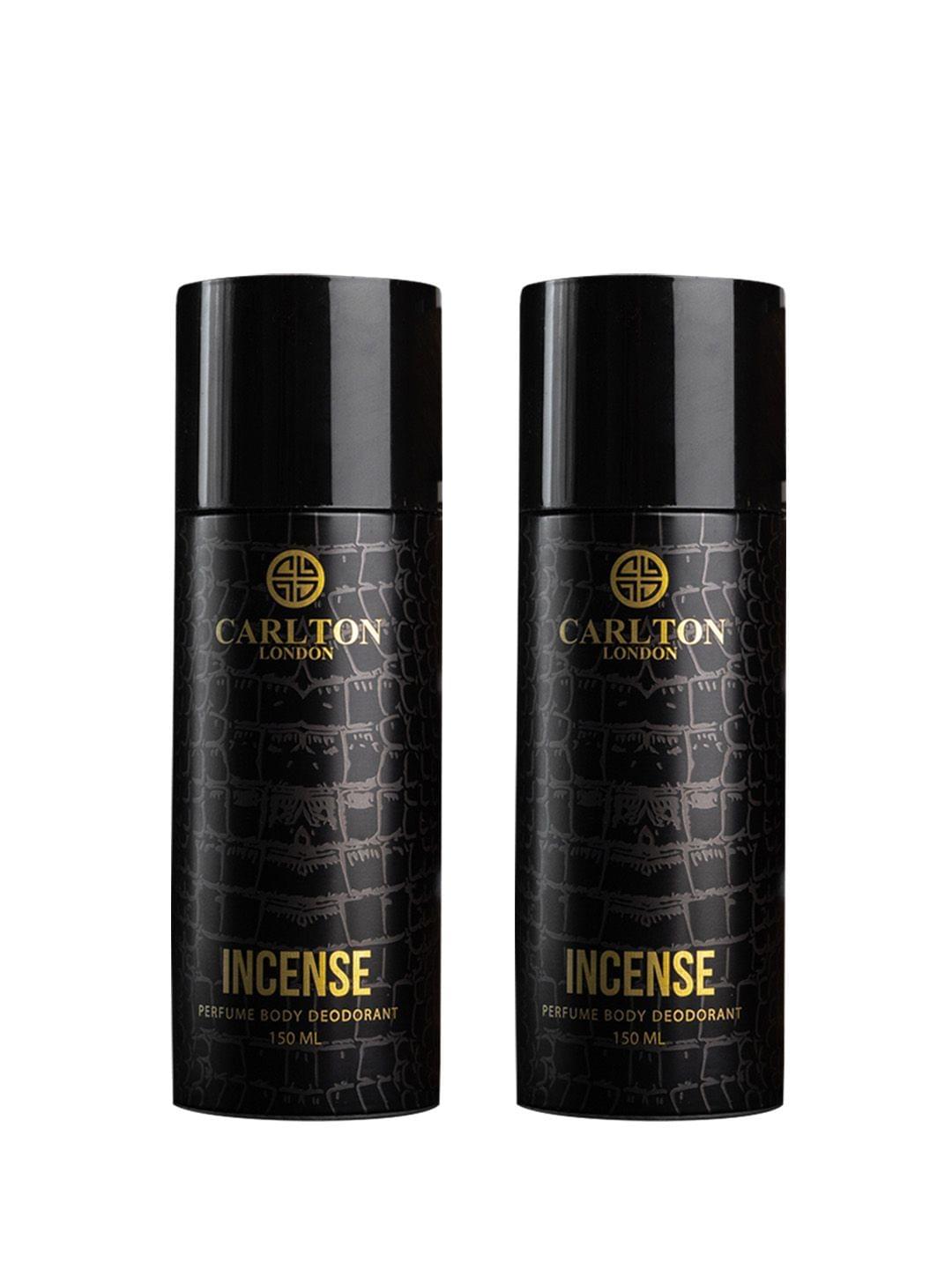 Carlton London Men Incense Deodorant Set of 2 - 150ml Each