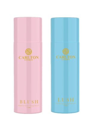 Carlton London Combo Women Blush and Lush Deodorant - 150ml Each