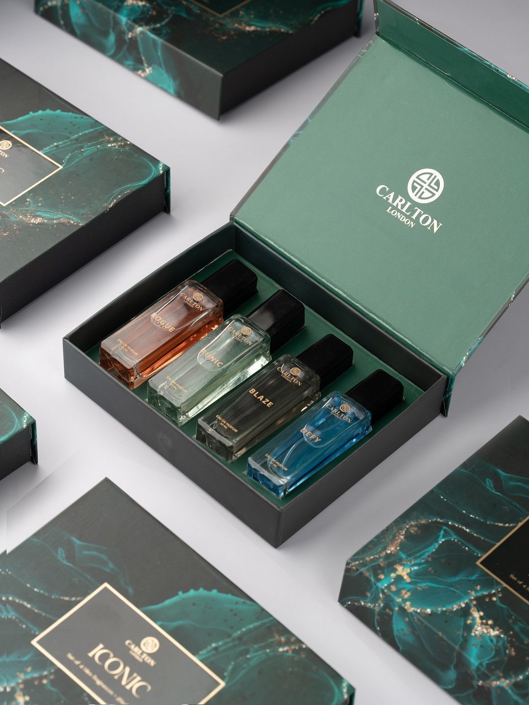Carlton London Men ICONIC Gift Set of 4 EDP Perfume - 20ml each
