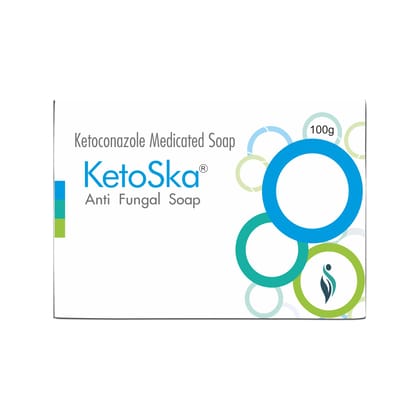 KETOSKA ANTIFUNGAL SOAP, 100gm Pack of 3