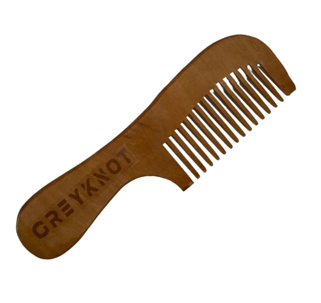 GreyKnot Hair Combs for Men and Women Wide Teeth wooden Hair