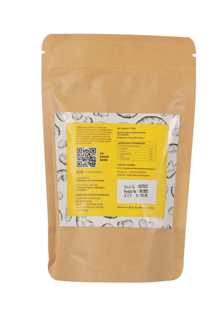 Lakadong Turmeric powder