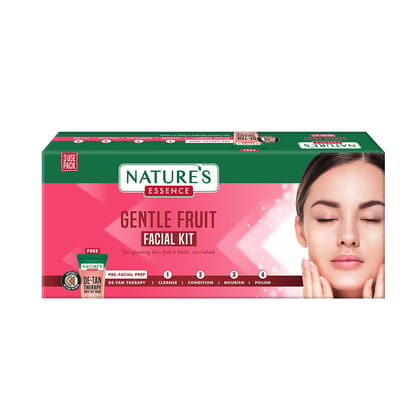 Nature's Essence Gentle Fruit Facial Kit 3 Use, White, ,75 gm, Pack Of 1