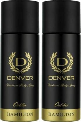 DENVER Caliber Combo Deodorant Spray - Pack Of 2 Each 165 ml