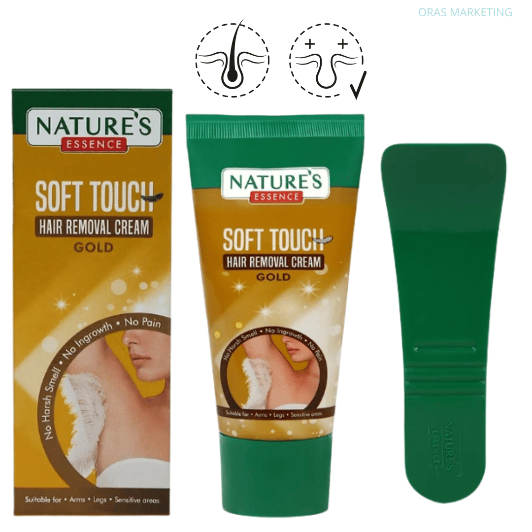Natures Essence Soft Touch Gold Hair Remover 50 g Pack Of 3