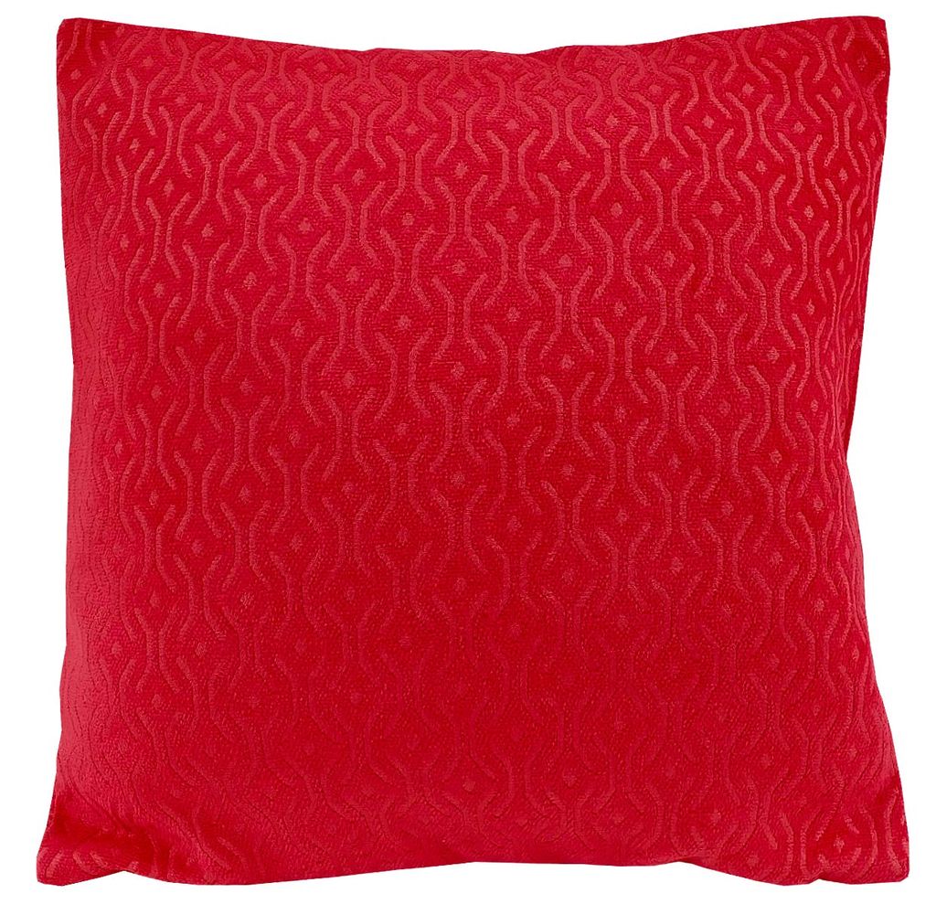 Kirti Finishing | Red Jacquard Cushion Cover 16 inches - Kurtas & Kurta Sets | Buy online on ZillyBuy