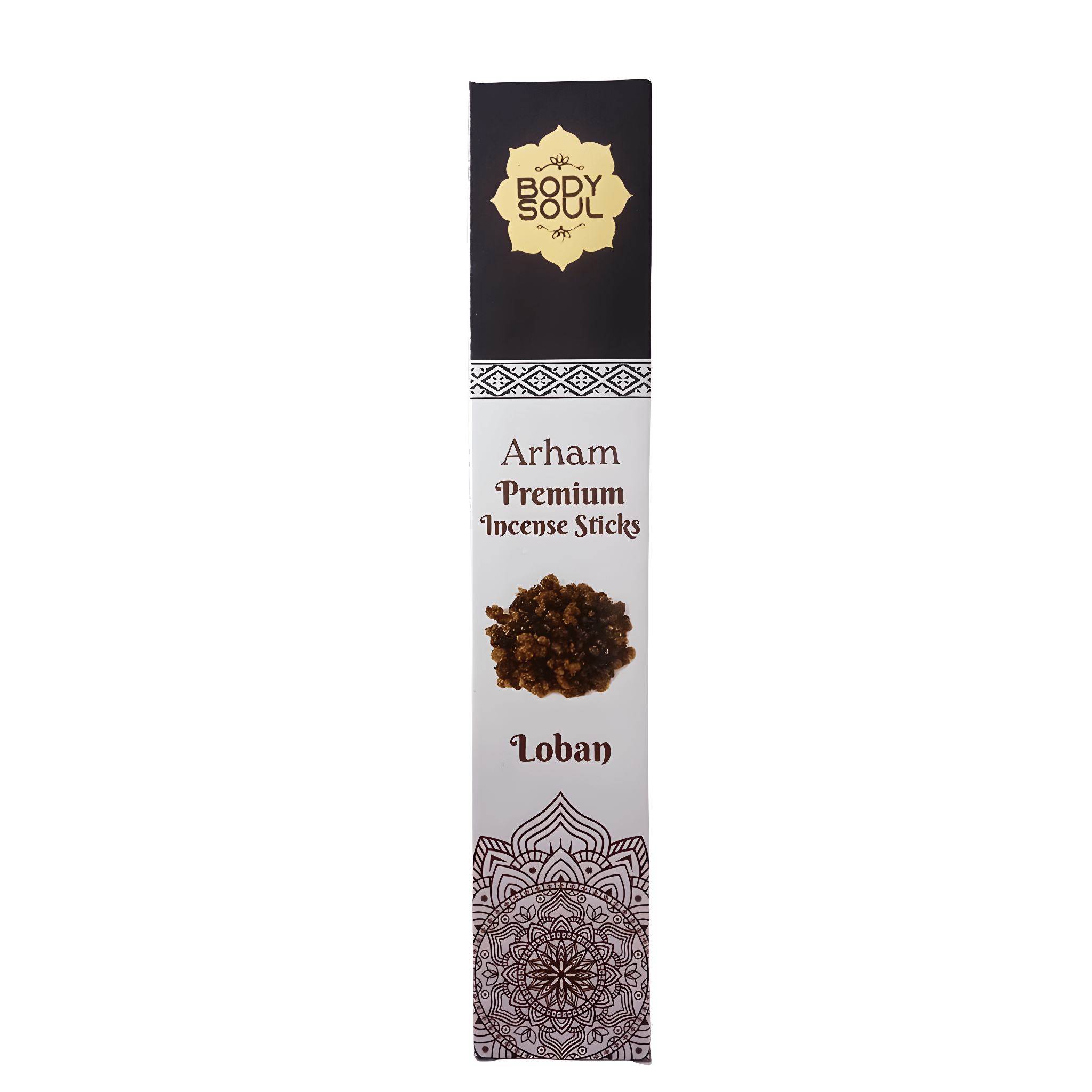 Bodysoul Loban Premium Incense Sticks 20gm Pack of 6| Agarbatti for Puja| Charcoal Free| 100% Organic | Loban Agarbatti| Aromatherapy Meditation Puja…